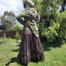 Load image into Gallery viewer, Blossom Tiered Maxi Skirt
