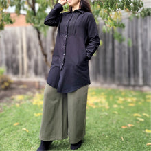 Load image into Gallery viewer, Nelly Brushed Cotton Tunic Shirt