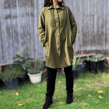 Load image into Gallery viewer, Nelly Brushed Cotton Tunic Shirt