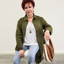 Load image into Gallery viewer, Nelly Brushed Cotton Tunic Shirt