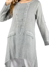 Load image into Gallery viewer, Brooke Long Sleeve Cotton Tunic