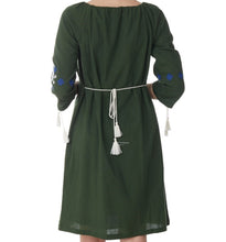 Load image into Gallery viewer, Gale Embroidered Tunic Dress