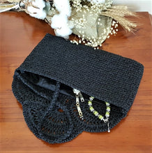 Load image into Gallery viewer, Raffia Crochet Bag