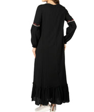 Load image into Gallery viewer, Sahara Embroidered Boho Maxi Dress