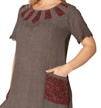 Load image into Gallery viewer, Sunny Patchwork Tunic Dress
