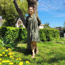 Load image into Gallery viewer, Talia Button Through Shirt Dress