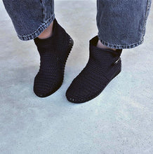 Load image into Gallery viewer, Handmade Crochet Boots with Button Detail