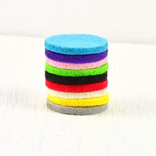 Load image into Gallery viewer, random-coloured-wool-felt-circle-pads