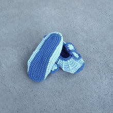 Load image into Gallery viewer, Girls' Crochet Ballerina Slippers with Bow