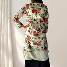 Load image into Gallery viewer, Fleur Long Sleeve Midi Tunic Dress