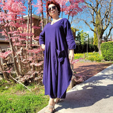 Load image into Gallery viewer, Hazel Loose Fit Asymmetric Midi Dress