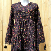 Load image into Gallery viewer, Sienna Brushed Cotton Tiered Tunic Dress