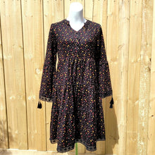 Load image into Gallery viewer, Sienna Brushed Cotton Tiered Tunic Dress