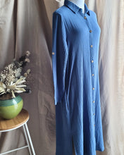 Load image into Gallery viewer, Hanna Cotton Muslin Tunic Shirt | Modest Cotton Shirt Dress
