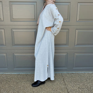 Mia Brushed Cotton Long Sleeve Maxi Dress Earthic Store Mia Brushed Cotton Long Sleeve Maxi Dress Earthic Store